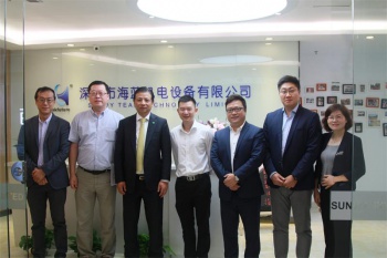 熱烈歡迎三菱電機(jī)自動(dòng)化蒞臨海藍(lán)機(jī)電參觀指導(dǎo)工作！