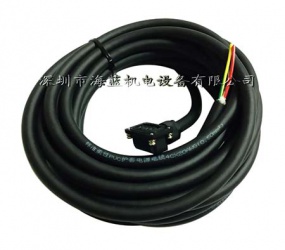 三菱電機(jī)電源線MR-PWS1CBL5M-A1-L，三菱MR-JE，MR-J4,MR-J3系列電機(jī)專用